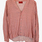Tigerlily Blush Spotted Silver Button Blouse Size 10 by SwapUp-Online Second Hand Store-Online Thrift Store