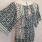 Tigerlily Bohemian Beach Print Wide Sleeve Jumpsuit Size 12 by SwapUp-Online Second Hand Store-Online Thrift Store