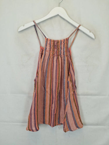 Tigerlily Boho Dust Pink Woven Top Size M by SwapUp-Online Second Hand Store-Online Thrift Store