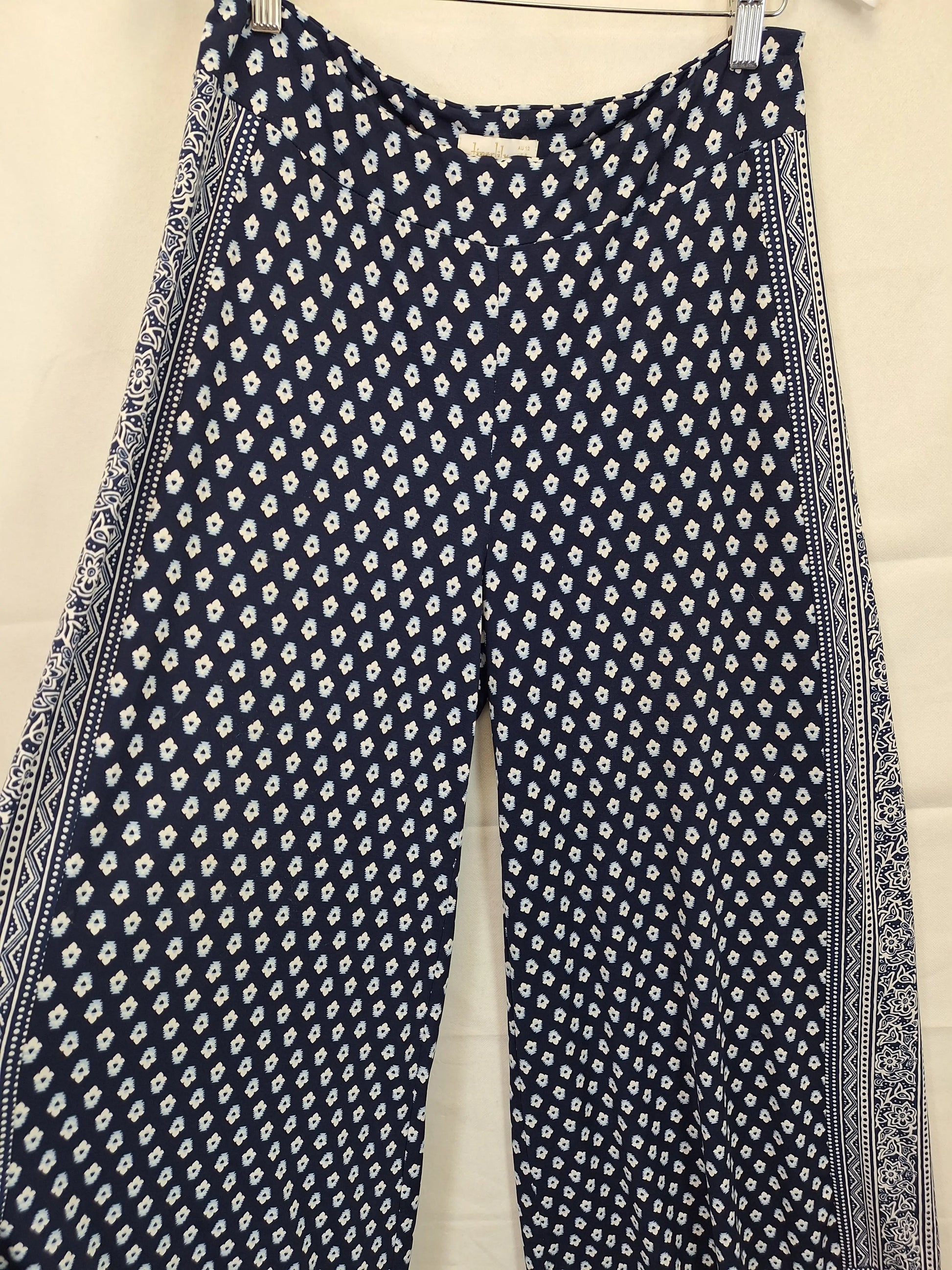 Tigerlily Boho Essential Print Wide Cut Pants Size 12 by SwapUp-Online Second Hand Store-Online Thrift Store