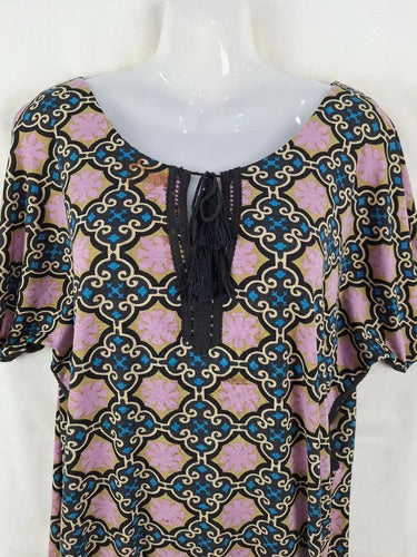 Tigerlily Stretch Patterned  Casual Mini Dress Size M by SwapUp-Online Second Hand Store-Online Thrift Store