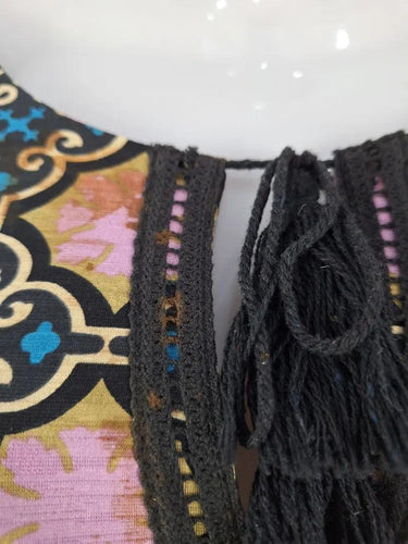 Tigerlily Stretch Patterned  Casual Mini Dress Size M by SwapUp-Online Second Hand Store-Online Thrift Store