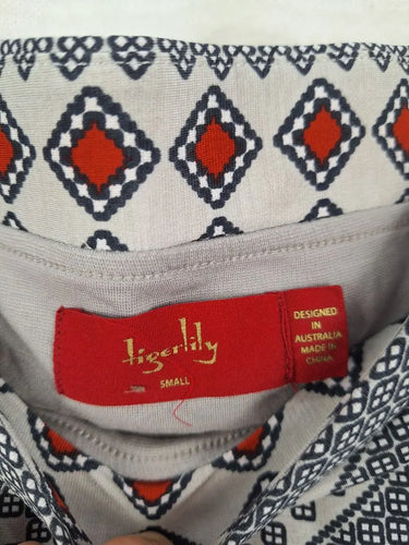 Tigerlily Tribal Print Pencil Midi Skirt Size S by SwapUp-Online Second Hand Store-Online Thrift Store