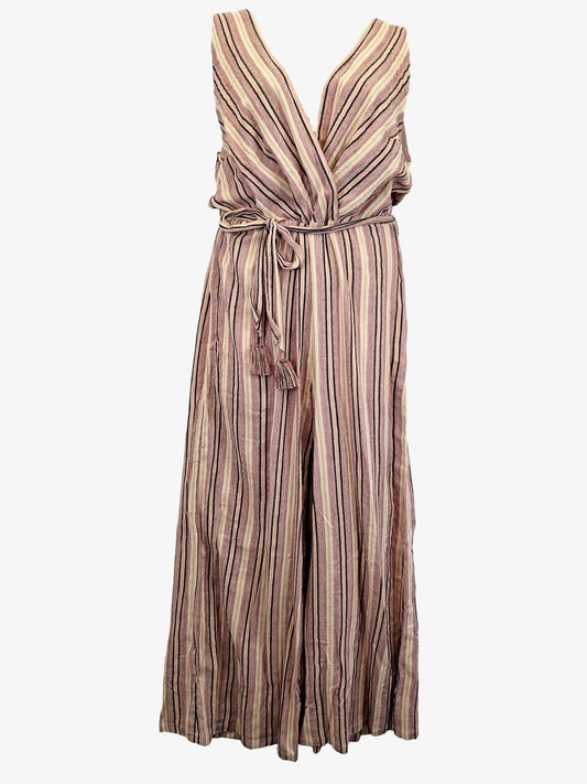 Tigerlily V Neck Holiday Jumpsuit Size 12 by SwapUp-Online Second Hand Store-Online Thrift Store
