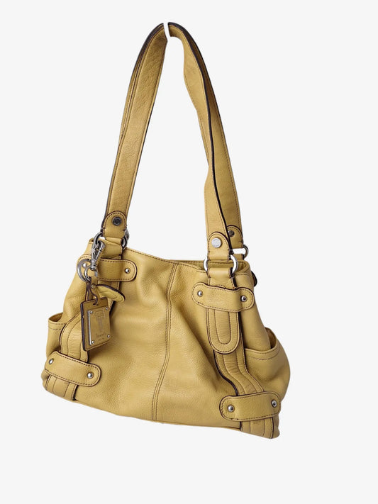 Tignanello Stylish Leather Baguette Bag by SwapUp-Online Second Hand Store-Online Thrift Store