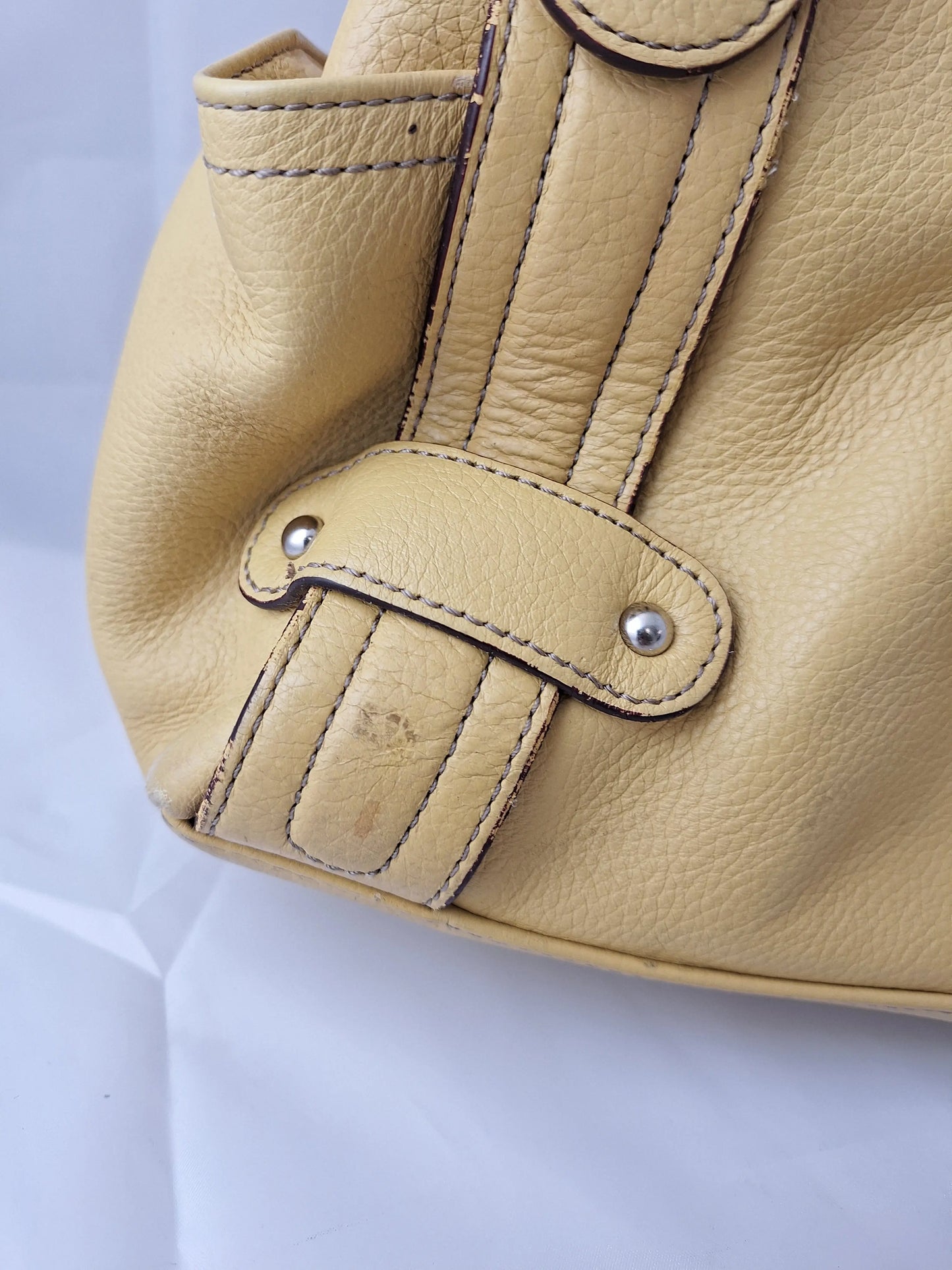 Tignanello Stylish Leather Baguette Bag by SwapUp-Online Second Hand Store-Online Thrift Store