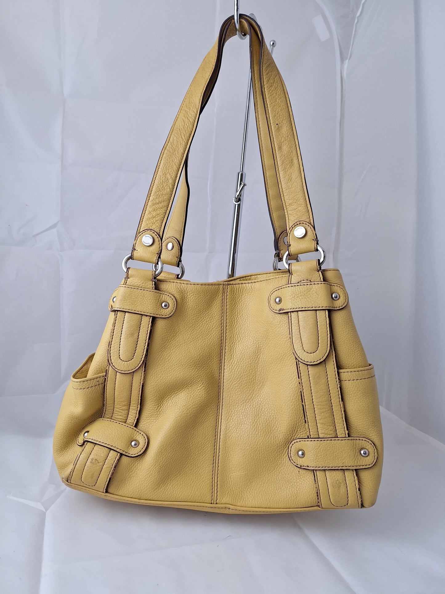 Tignanello Stylish Leather Baguette Bag by SwapUp-Online Second Hand Store-Online Thrift Store