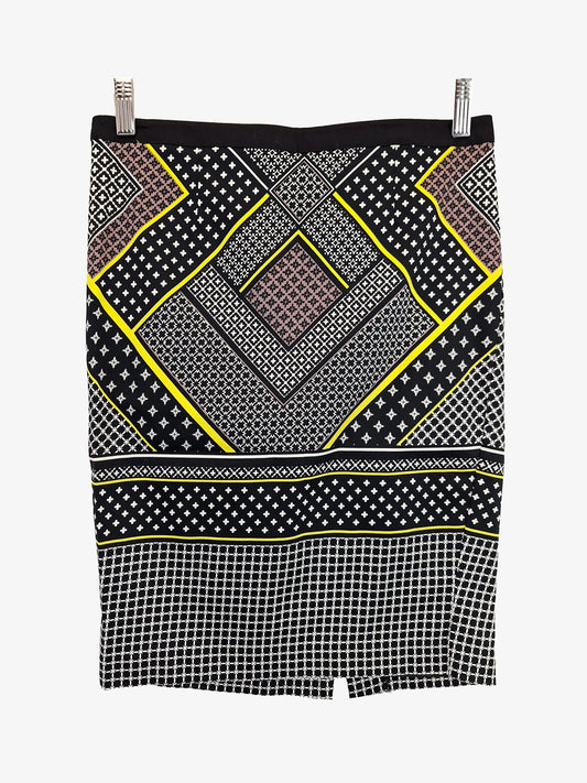 Tokito Patterned Pencil Mini Skirt Size 10 by SwapUp-Online Second Hand Store-Online Thrift Store