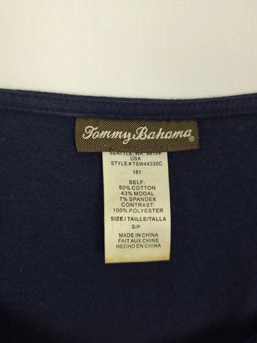 Tommy Bahama Navy Cold Shoulder Resort Mini Dress Size S by SwapUp-Online Second Hand Store-Online Thrift Store