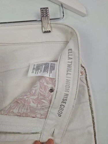 Tommy Bahama Rhinestone Stripe Ankle Jeans Size 8 by SwapUp-Online Second Hand Store-Online Thrift Store