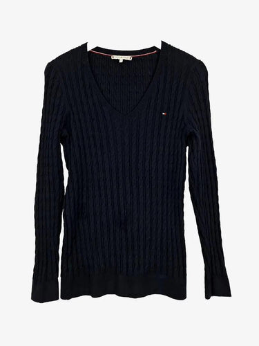 Tommy Hilfiger Classic Cable Knit Jumper Size L by SwapUp-Online Second Hand Store-Online Thrift Store