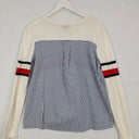 Tommy Hilfiger Contrast Panel Stripe Knit Top Size S by SwapUp-Online Second Hand Store-Online Thrift Store