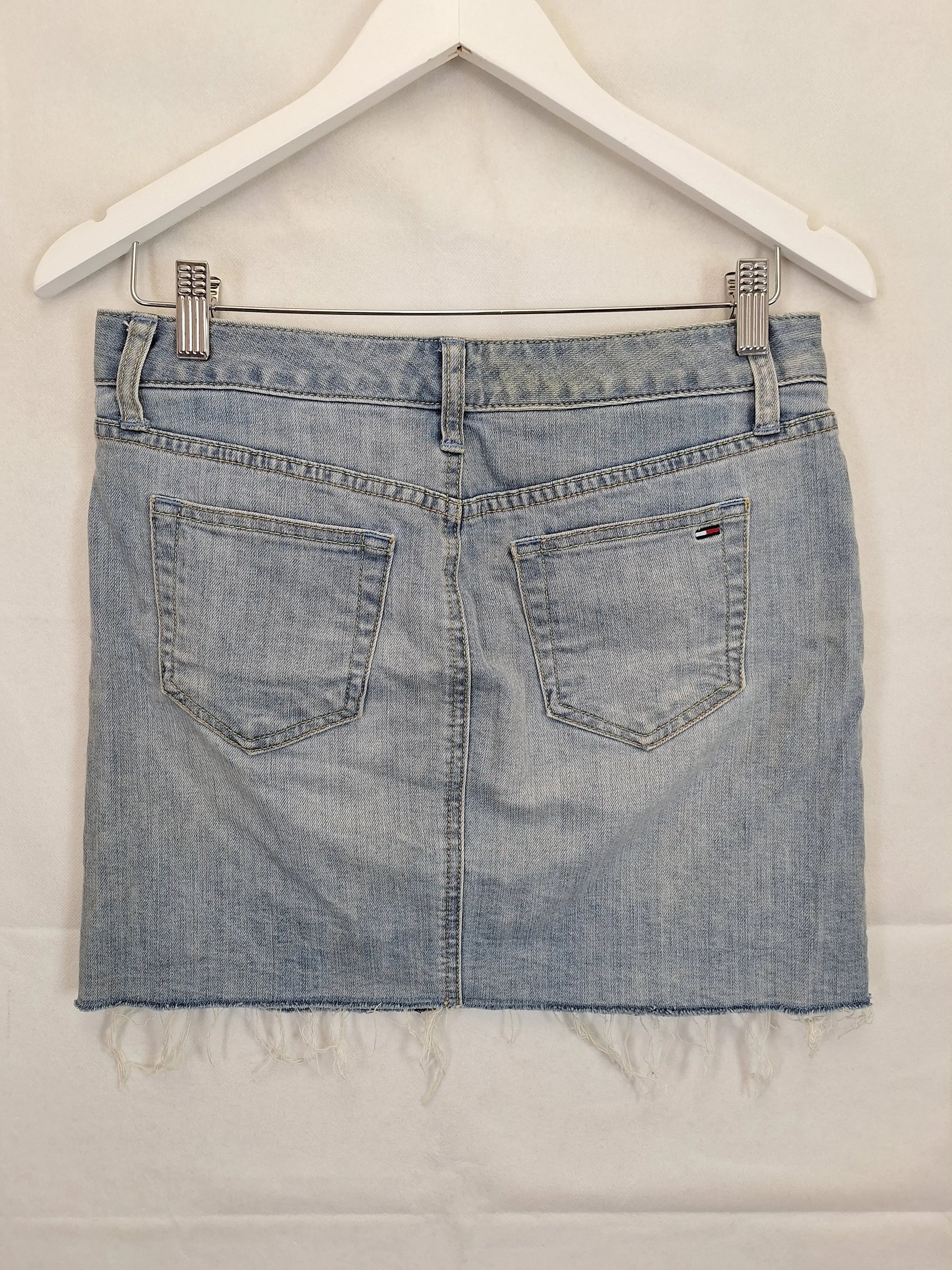 Tommy Hilfiger Essential Mini Denim Skirt Size 8 by SwapUp-Online Second Hand Store-Online Thrift Store