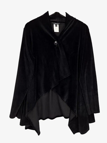 Toronto Velour Waterfall Single Button Cardigan Size XL by SwapUp-Online Second Hand Store-Online Thrift Store