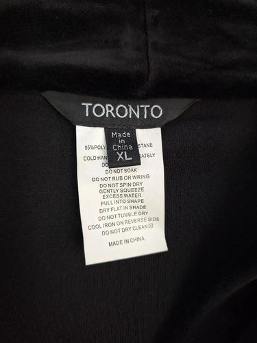 Toronto Velour Waterfall Single Button Cardigan Size XL by SwapUp-Online Second Hand Store-Online Thrift Store