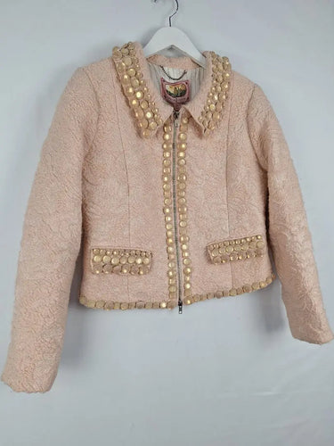 Trelise Cooper Blush Joan Of Arc Statement Jacket Size 10 by SwapUp-Online Second Hand Store-Online Thrift Store