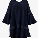 Trelise Cooper Navy Beaded Bell Sleeve Mini Dress Size S by SwapUp-Online Second Hand Store-Online Thrift Store