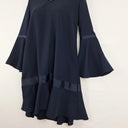 Trelise Cooper Navy Beaded Bell Sleeve Mini Dress Size S by SwapUp-Online Second Hand Store-Online Thrift Store