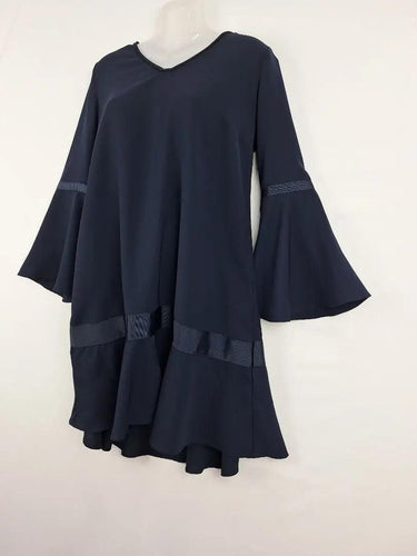 Trelise Cooper Navy Beaded Bell Sleeve Mini Dress Size S by SwapUp-Online Second Hand Store-Online Thrift Store