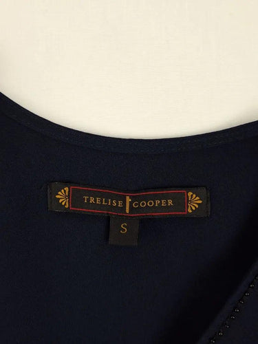 Trelise Cooper Navy Beaded Bell Sleeve Mini Dress Size S by SwapUp-Online Second Hand Store-Online Thrift Store