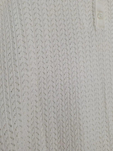 Trenery Chalk Patterned Casual Knitted Top Size M by SwapUp-Online Second Hand Store-Online Thrift Store