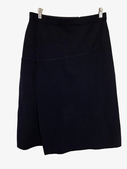 Trenery Essential Navy Wool Midi Skirt Size L by SwapUp-Online Second Hand Store-Online Thrift Store