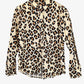 Trenery Leopard Linen Button Down Shirt Size M by SwapUp-Online Second Hand Store-Online Thrift Store