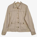 Trenery Light Cotton Wheat Utility Jacket Size 16 by SwapUp-Online Second Hand Store-Online Thrift Store