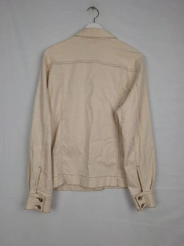 Trenery Light Cotton Wheat Utility Jacket Size 16 by SwapUp-Online Second Hand Store-Online Thrift Store