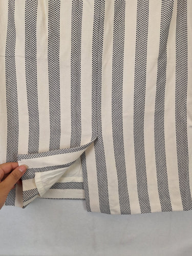 Trenery Monochrome Stripe Panel Pencil Skirt Size 8 by SwapUp-Online Second Hand Store-Online Thrift Store