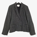 Trenery Smart Double Breasted Linen Jacket Size 12 by SwapUp-Online Second Hand Store-Online Thrift Store