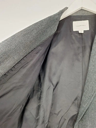 Trenery Smart Double Breasted Linen Jacket Size 12 by SwapUp-Online Second Hand Store-Online Thrift Store