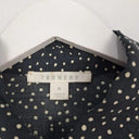 Trenery Spotted Black Wash 3/4 Button Up Shirt Size M by SwapUp-Online Second Hand Store-Online Thrift Store