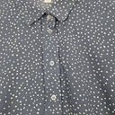 Trenery Spotted Black Wash 3/4 Button Up Shirt Size M by SwapUp-Online Second Hand Store-Online Thrift Store