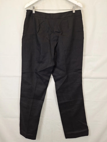 Trenery Tailored Elegant Straight Leg Linen Pants Size 12 by SwapUp-Online Second Hand Store-Online Thrift Store