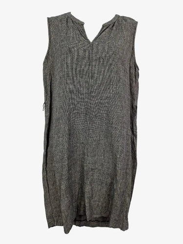 Trenery Textured Sleeveless Shift Midi Dress Size 14 by SwapUp-Online Second Hand Store-Online Thrift Store