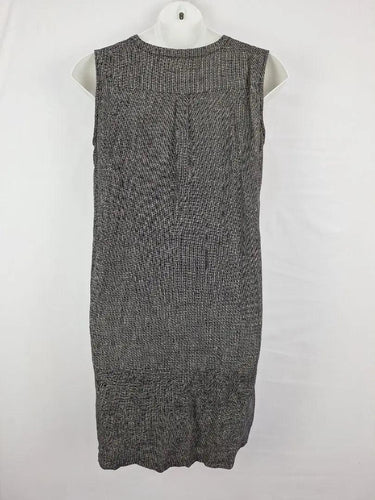 Trenery Textured Sleeveless Shift Midi Dress Size 14 by SwapUp-Online Second Hand Store-Online Thrift Store