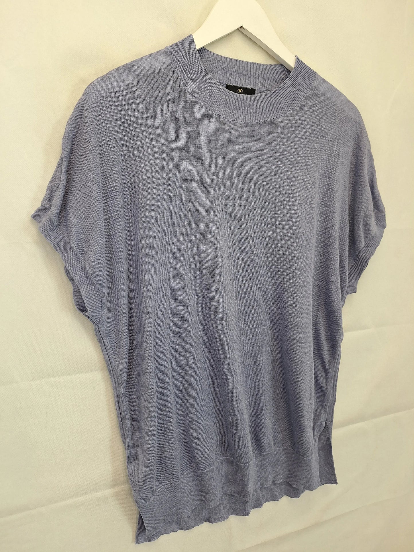Trent Nathan Crew Neck Knitted Lavender Top Size 10 by SwapUp-Online Second Hand Store-Online Thrift Store