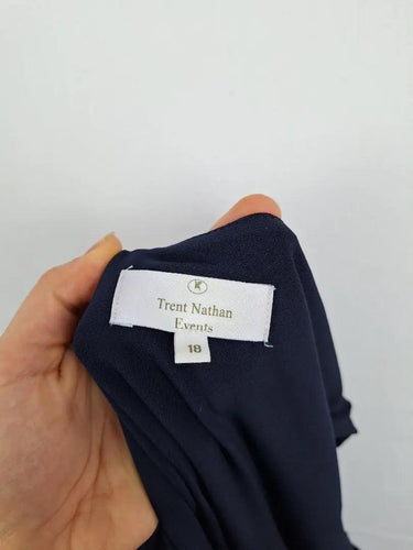Trent Nathan Elegant Ruched Event Maxi Dress Size 18 by SwapUp-Online Second Hand Store-Online Thrift Store