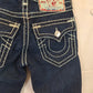 True Religion Classic Y2k Contrast Stitch Jeans Size 10 by SwapUp-Online Second Hand Store-Online Thrift Store