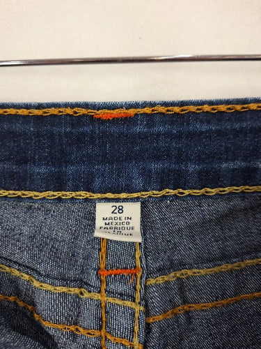 True Religion Indigo Contrast Stitch Slim Jeans Size 10 by SwapUp-Online Second Hand Store-Online Thrift Store