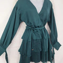 Tussah Emerald Wrap Style Tie Dress Size 8 by SwapUp-Online Second Hand Store-Online Thrift Store
