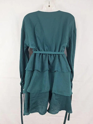 Tussah Emerald Wrap Style Tie Dress Size 8 by SwapUp-Online Second Hand Store-Online Thrift Store