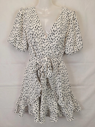Tussah Luxurious Puff Sleeve Mini Dress Size 10 by SwapUp-Online Second Hand Store-Online Thrift Store