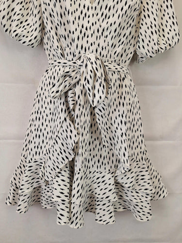 Tussah Luxurious Puff Sleeve Mini Dress Size 10 by SwapUp-Online Second Hand Store-Online Thrift Store