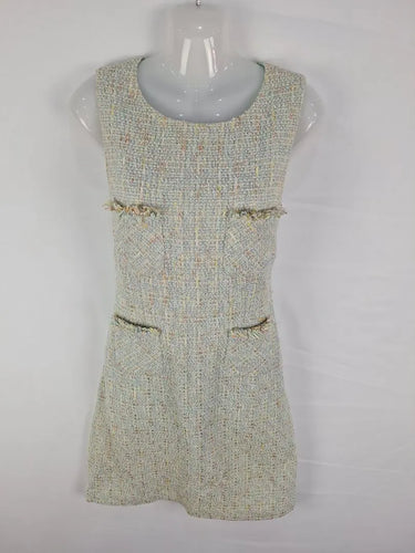 Un Deux Trois Pastel Tweed Sheath Dress Size M by SwapUp-Online Second Hand Store-Online Thrift Store