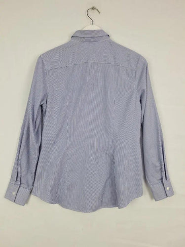 Van Heusen Blue Pinstripe Collared Shirt Size 10 by SwapUp-Online Second Hand Store-Online Thrift Store