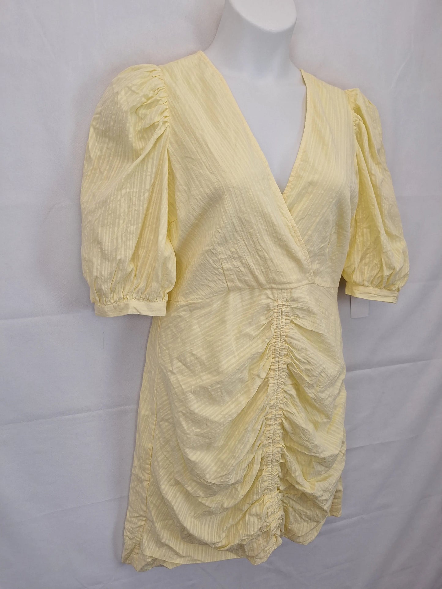 Vero Moda Lemon Sorbet Summer Essential Mini Dress Size L by SwapUp-Online Second Hand Store-Online Thrift Store