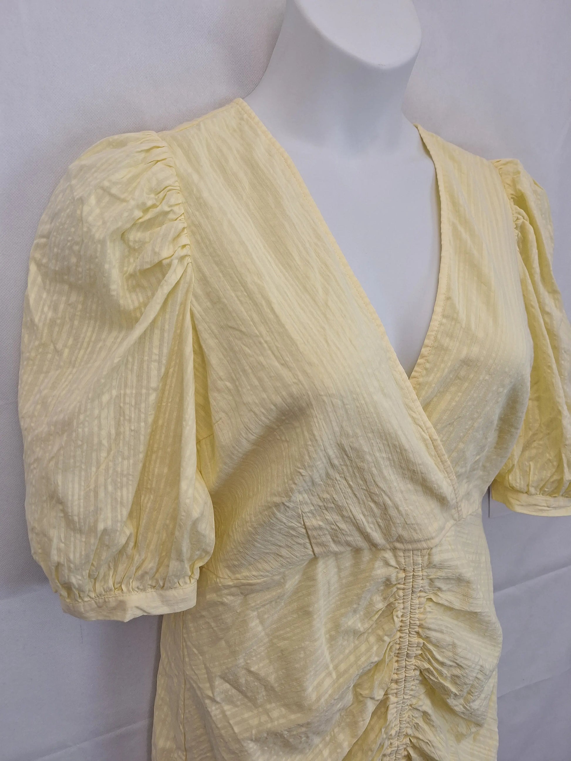 Vero Moda Lemon Sorbet Summer Essential Mini Dress Size L by SwapUp-Online Second Hand Store-Online Thrift Store