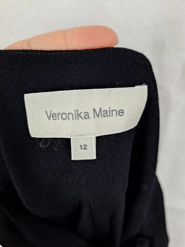 Veronika Maine Asymmetrical Casual Fit Dress Size 12 by SwapUp-Online Second Hand Store-Online Thrift Store